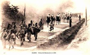 Algerie - Retour de manoeuvres - 1905